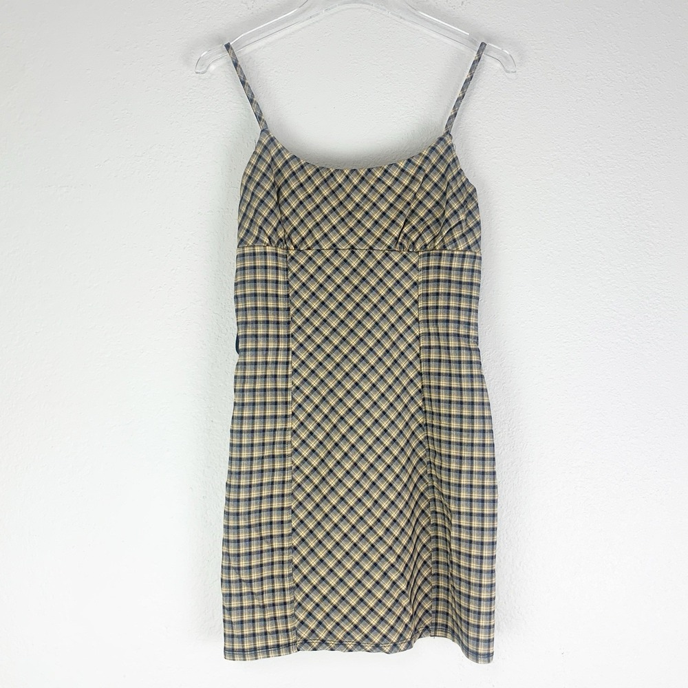 Wild Fable Dress Small Mini Plaid Academia‎ Preppy School Girl Twee Stretch S